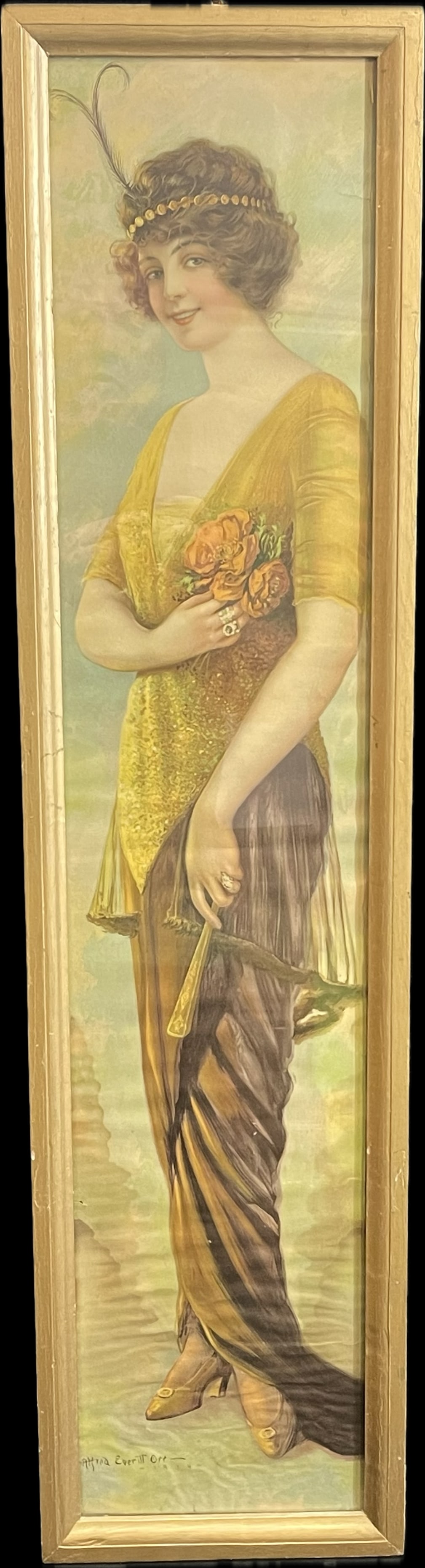 1914 Pabst Extract Alfred Everitt Orr Victorian Lady Yardlong Print (1 of 13)