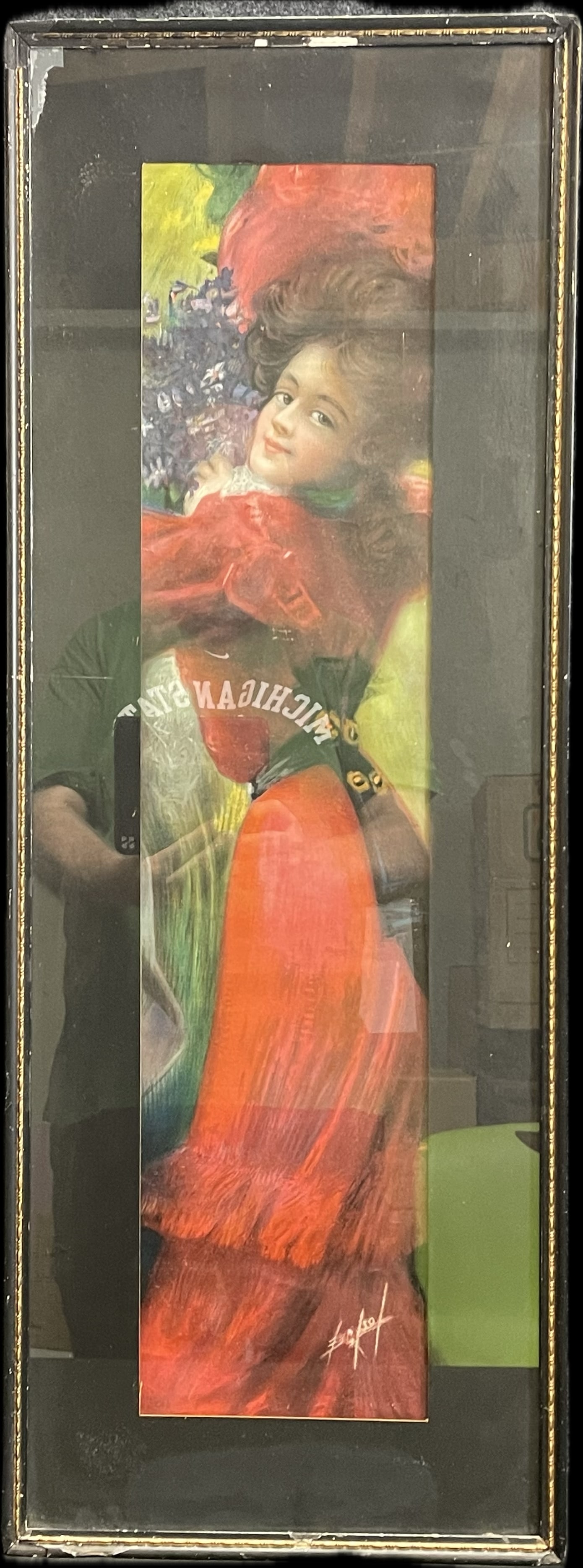 Antique Pabst Extract 1907 Original Framed Victorian Yardlong Print by Bryson (1 of 6)