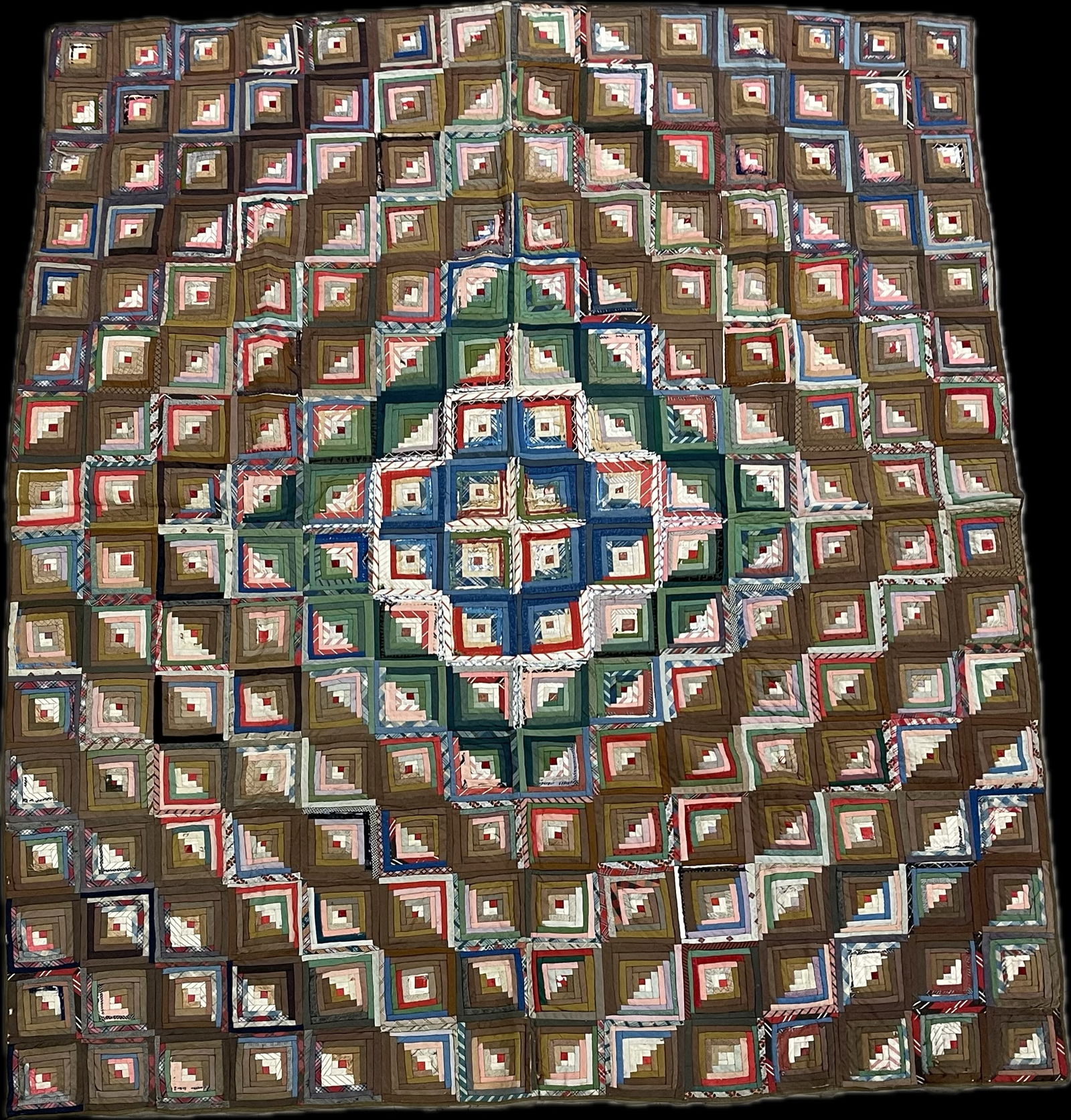 Nice Original 6'x5' Patchwork Quilt (1 of 11)