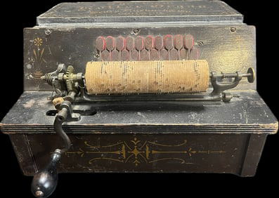 Early 1900s The Gem Roller Organ by Sears Roebuck & Co