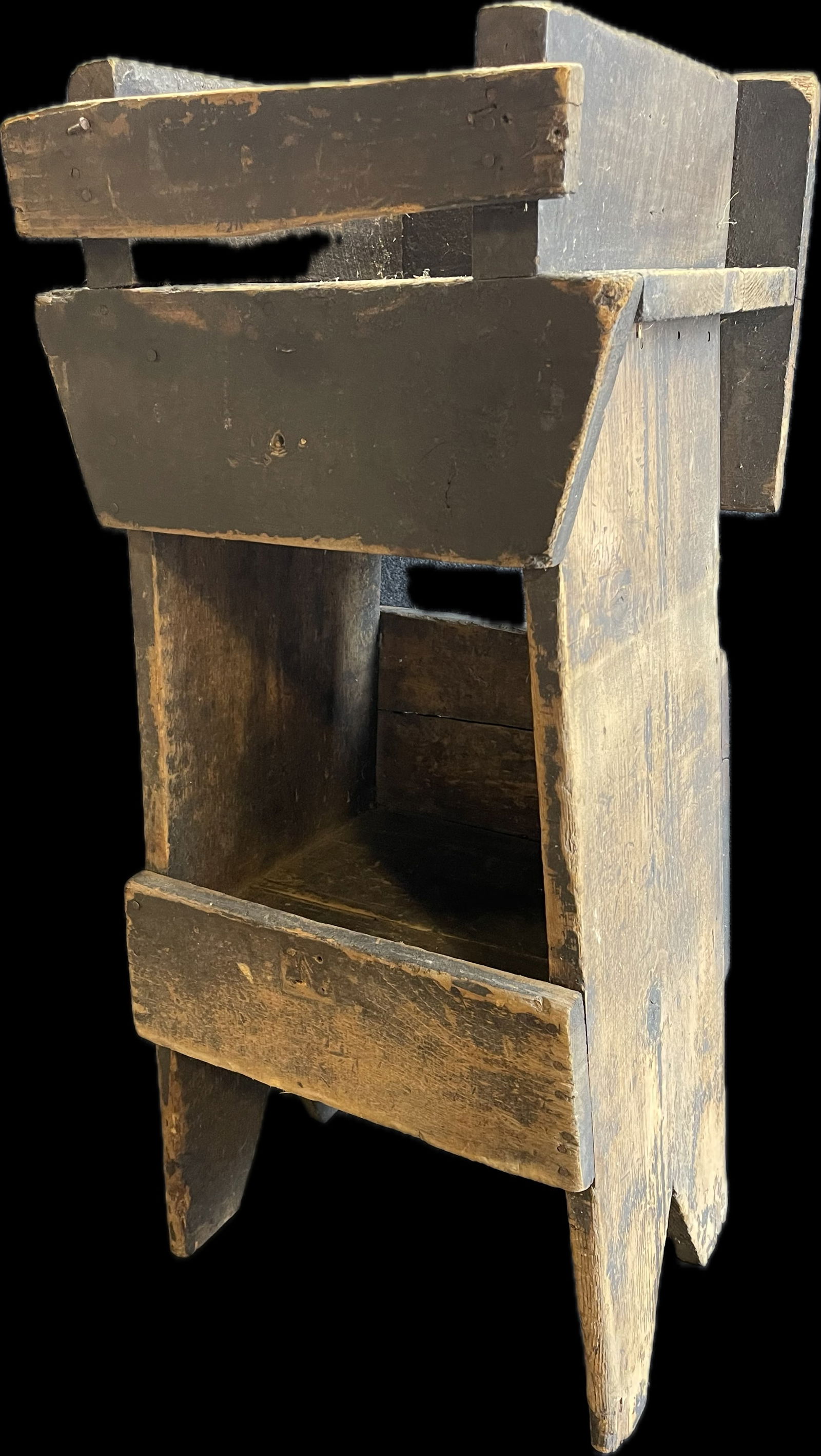 Early 1900s Primitive Makedo Cobbers Stand w/ Bootjack Legs (1 of 6)