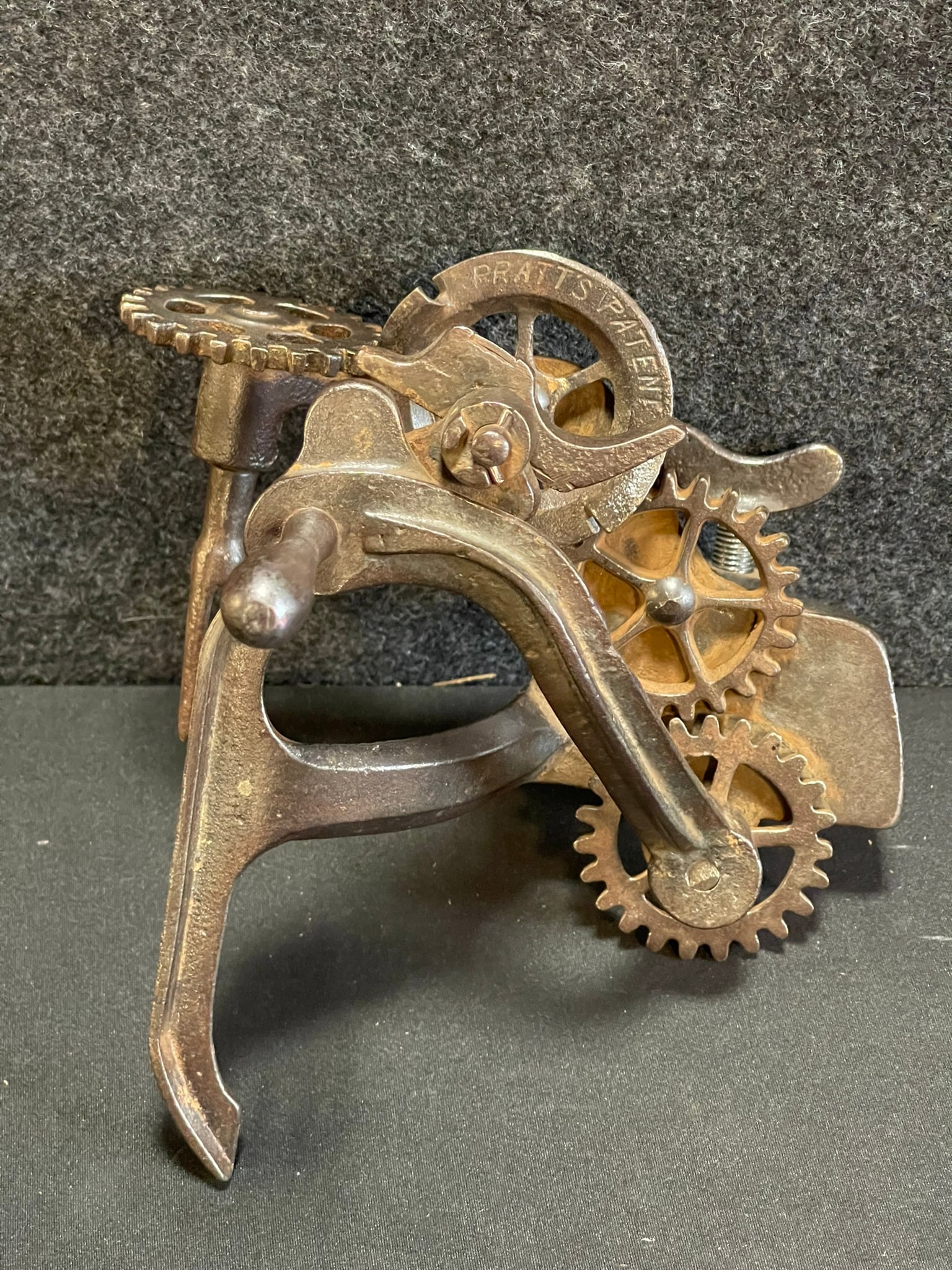 Rare Antique Pratt's Patent No 1856 Apple Slicer Peeler Parer Tool (1 of 7)