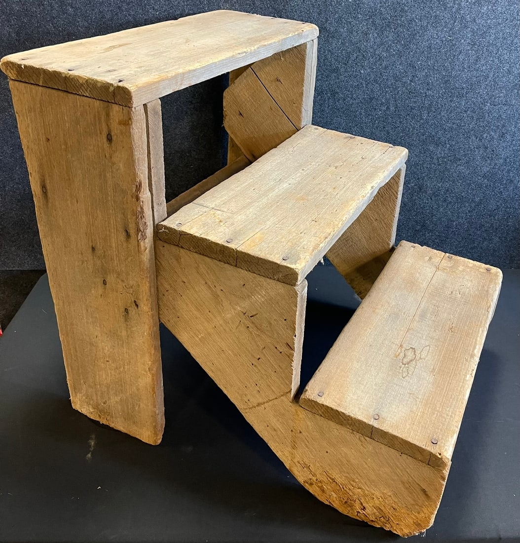 Antique 19th Century Primitive 3 Step Store  Window Display (1 of 5)