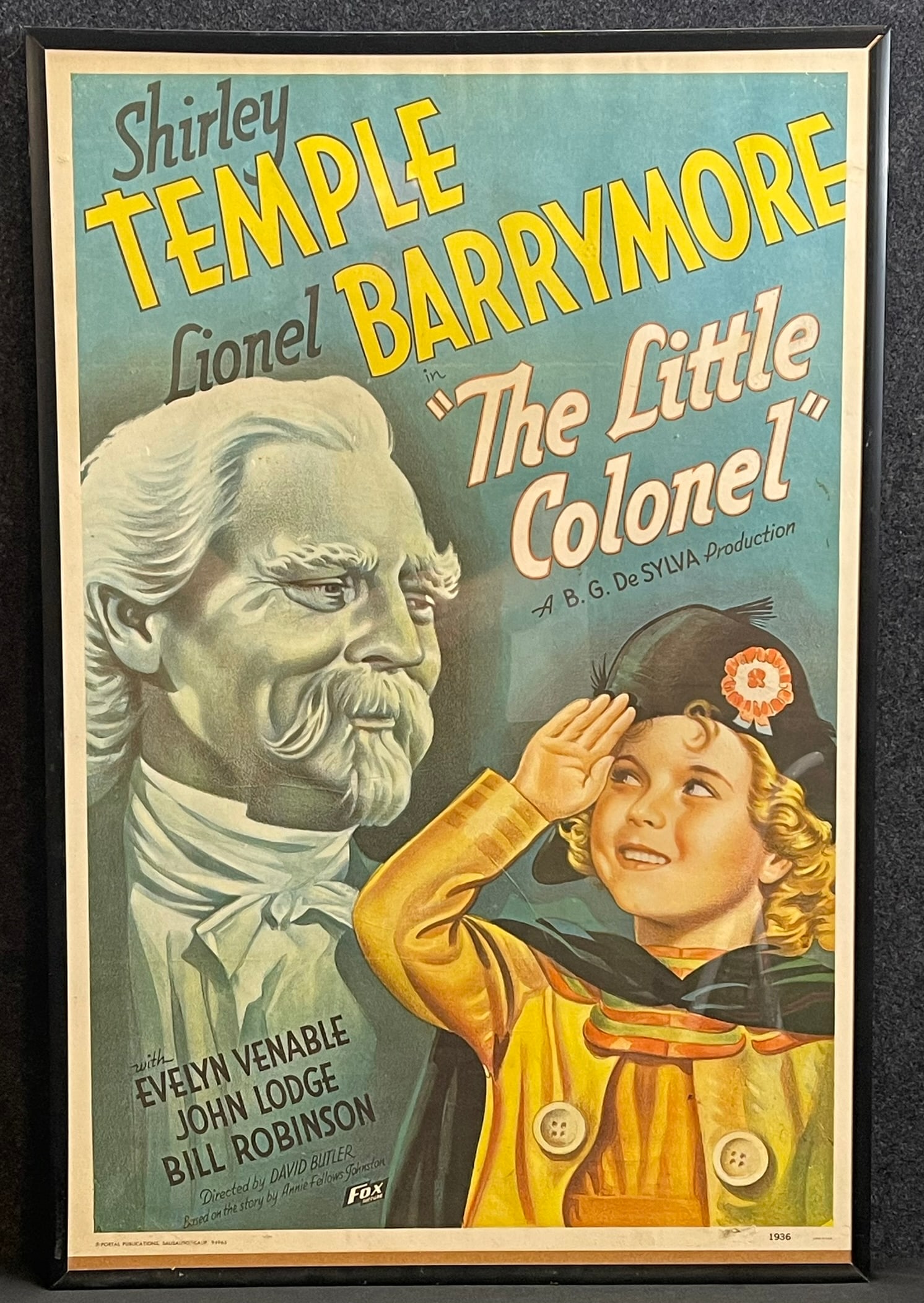 Shirley Temple Lionel Barrymore The Little Colonel 1936 Movie Poster (1 of 9)