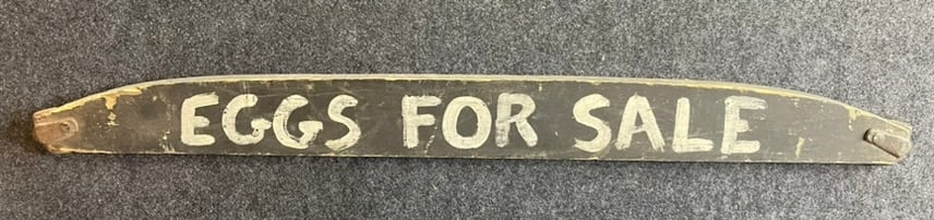 Antique Folk Art Painted Eggs For Sale Wooden Sign (1 of 12)