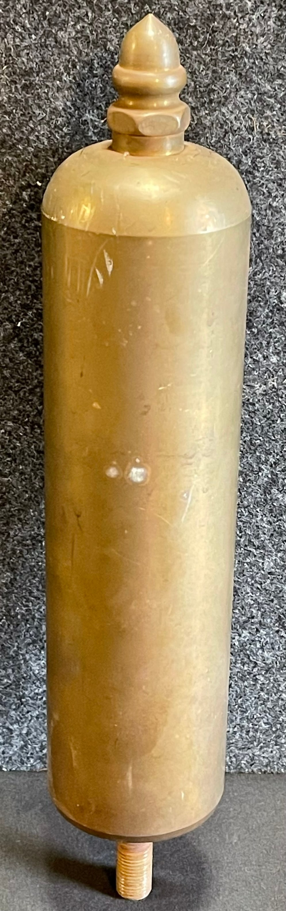 Solid Brass Antique Large 15" Steam Whistle (1 of 6)