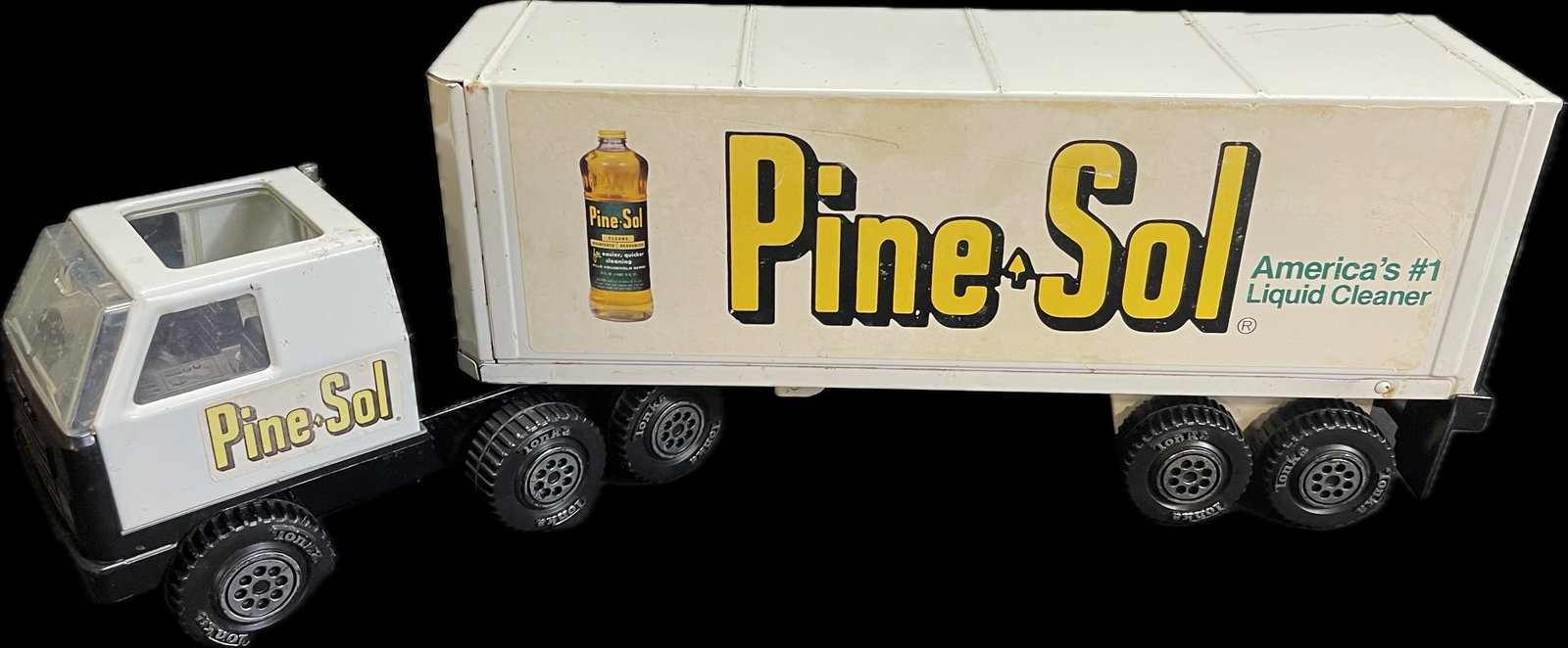 Tonka 1970s Pine Sol Advertising Pressed Steel Truck: 21.5" x 4" x 7"