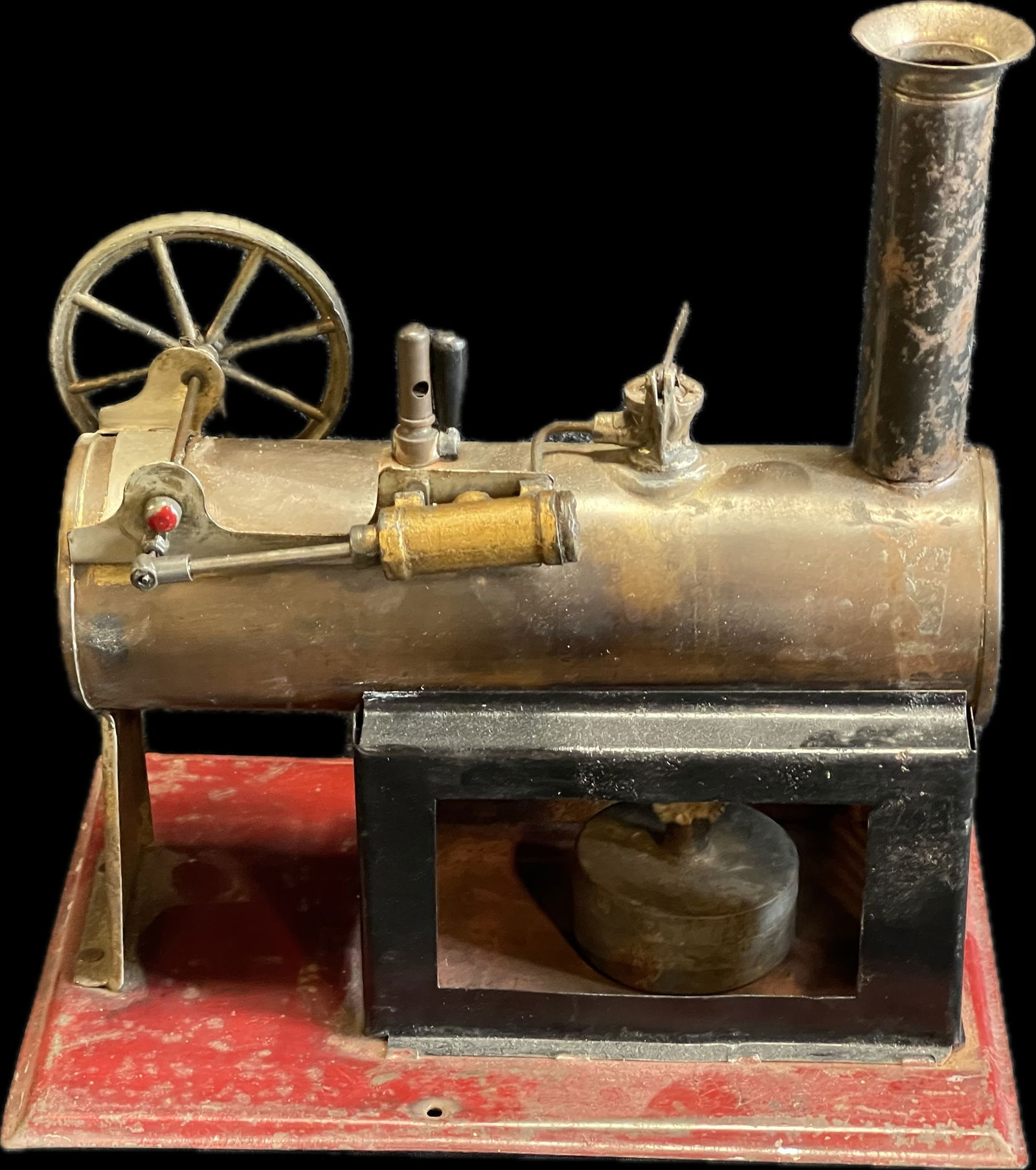 Weeden Tin Metal Steam Engine Toy w/ Boiler Stack (1 of 13)