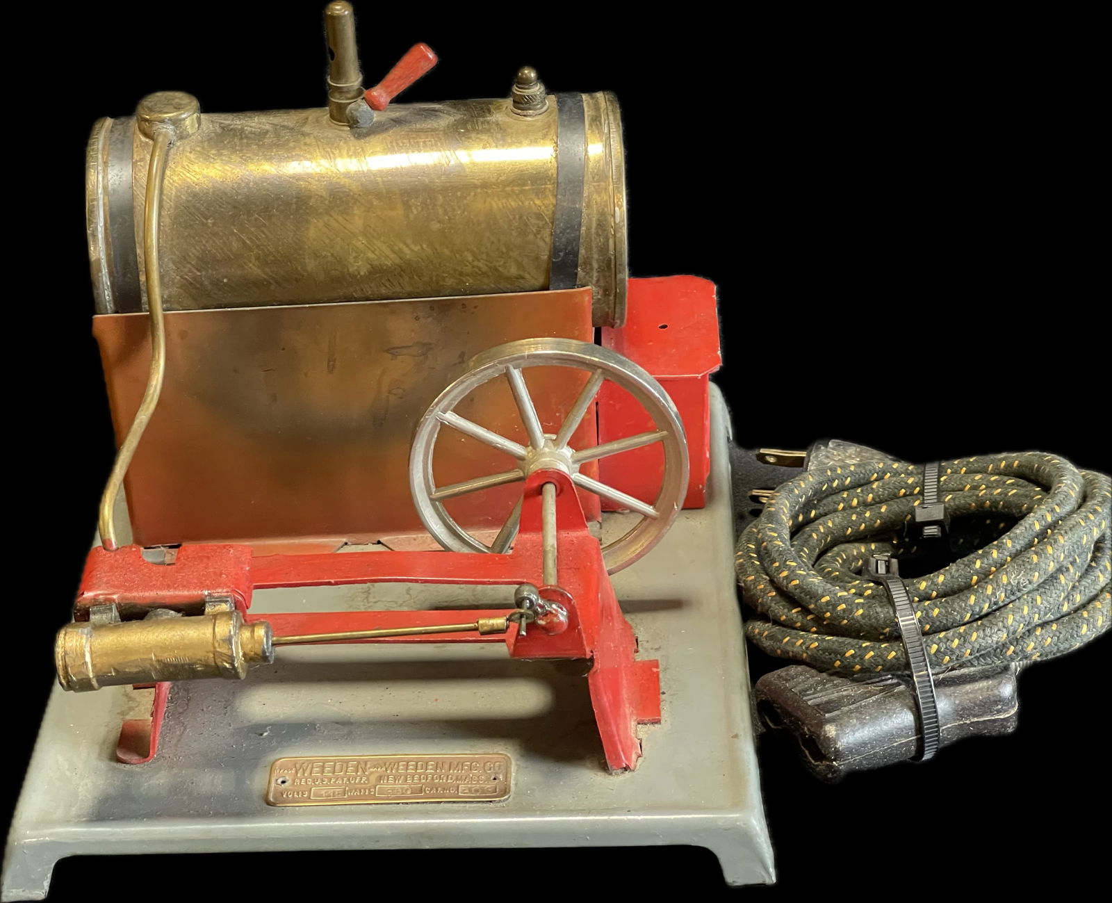 Weeden Model 903 Electric Steam Engine Tin Boiler Toy (1 of 9)