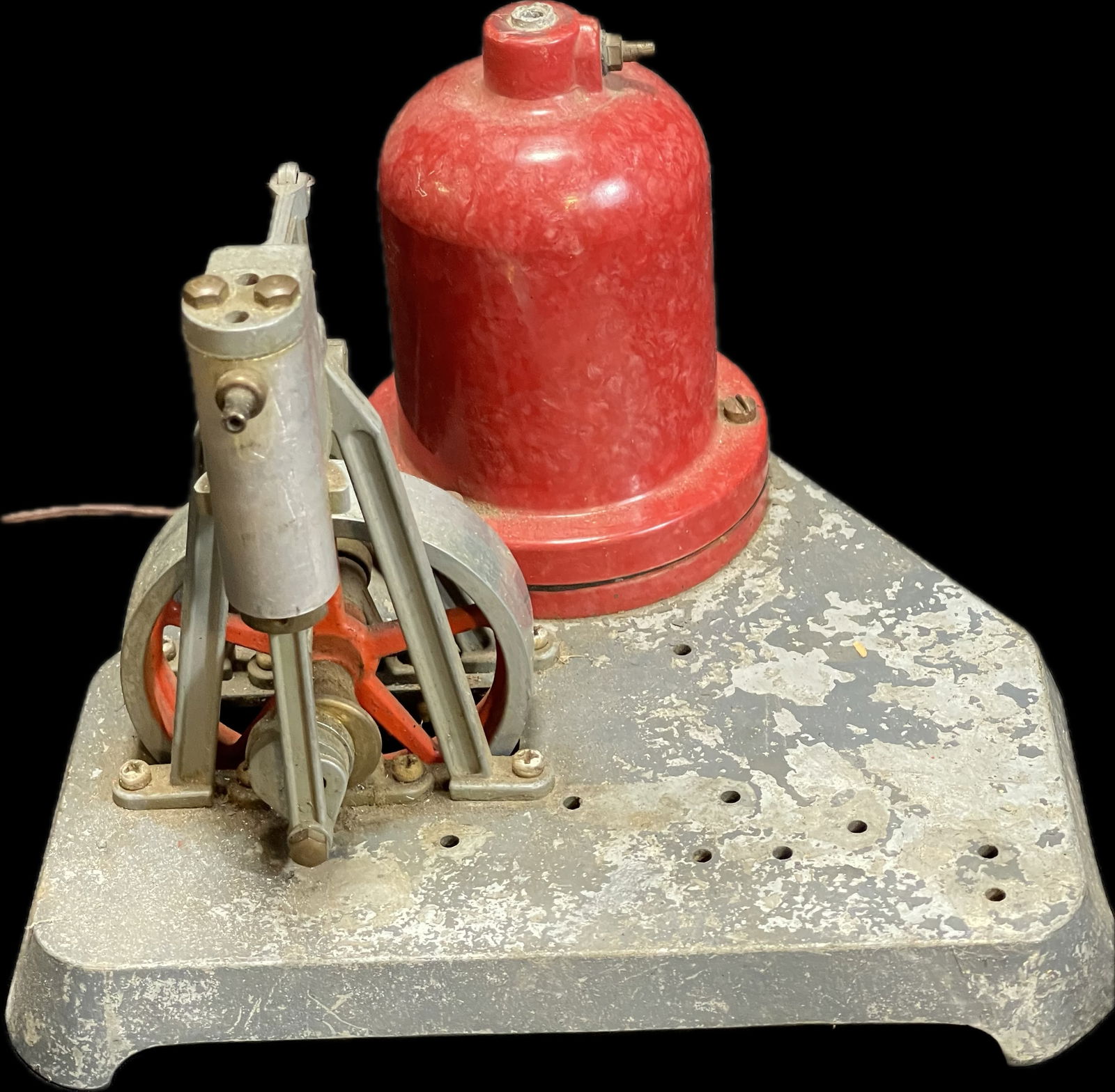 Early Electric Cast Aluminum Steam Engine Toy (1 of 8)