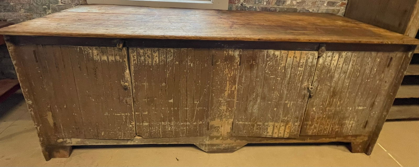 Antique Early 1900s General Store Beadboard Counter (1 of 18)