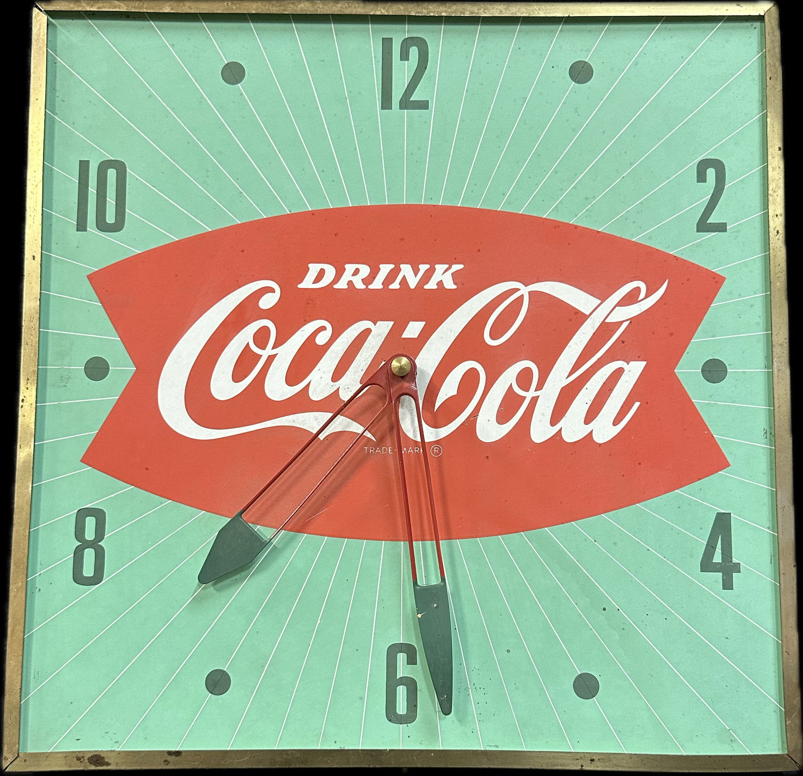 1950s Pam Original Coca Cola Advertising Soda Clock (1 of 10)