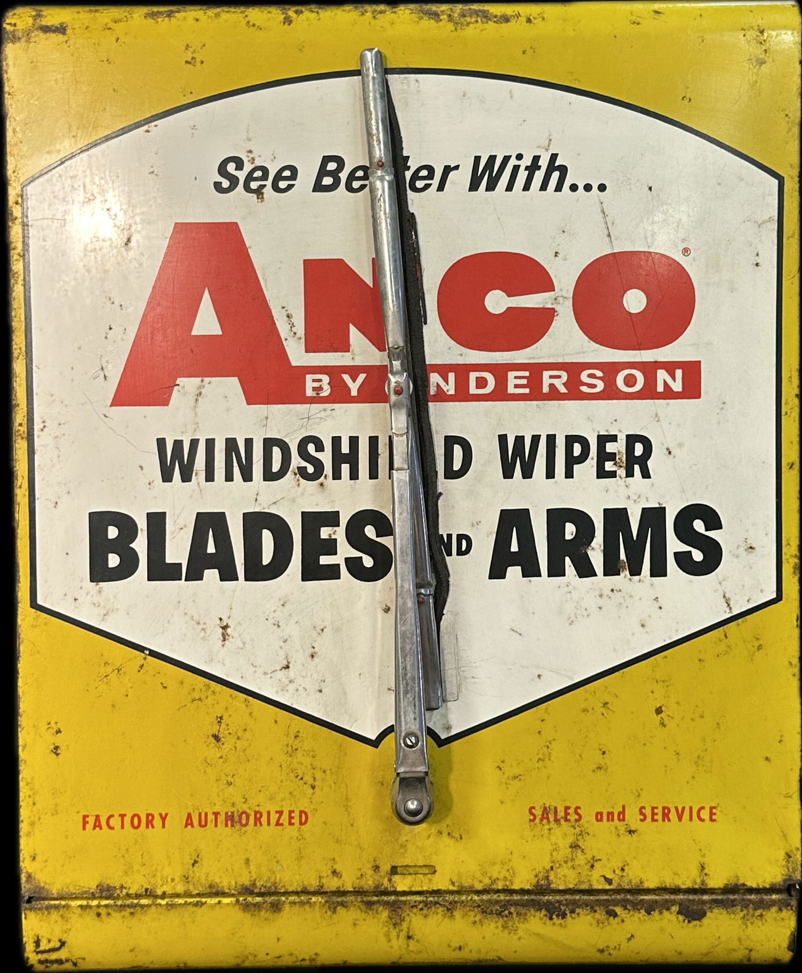 Anco By Anderson Windshield Wiper Blades & Arms Metal Store Display (1 of 12)