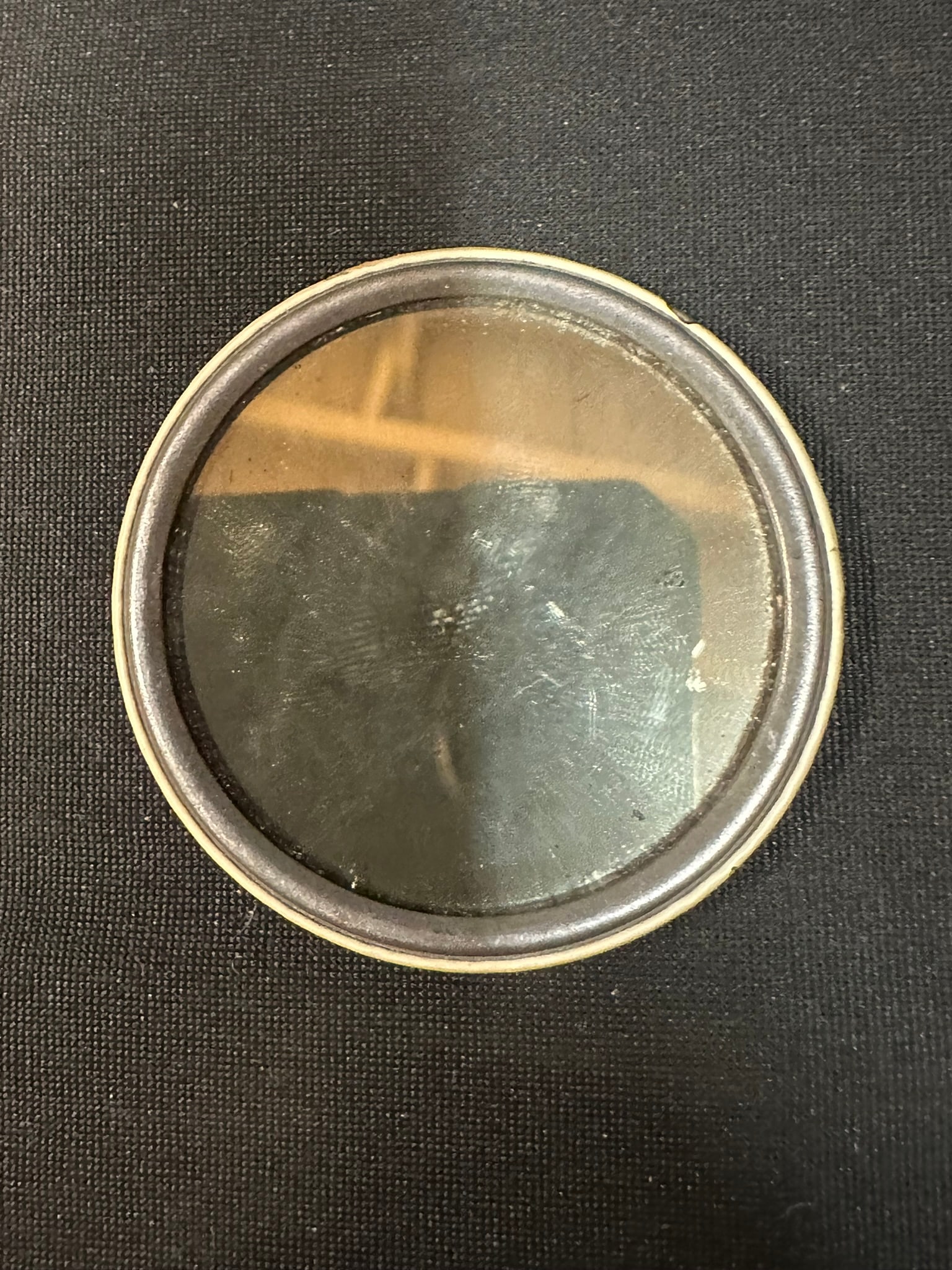 Union Stamped Boot & Shoe Workers Union Early 1900s Pocket Mirror (1 of 1)