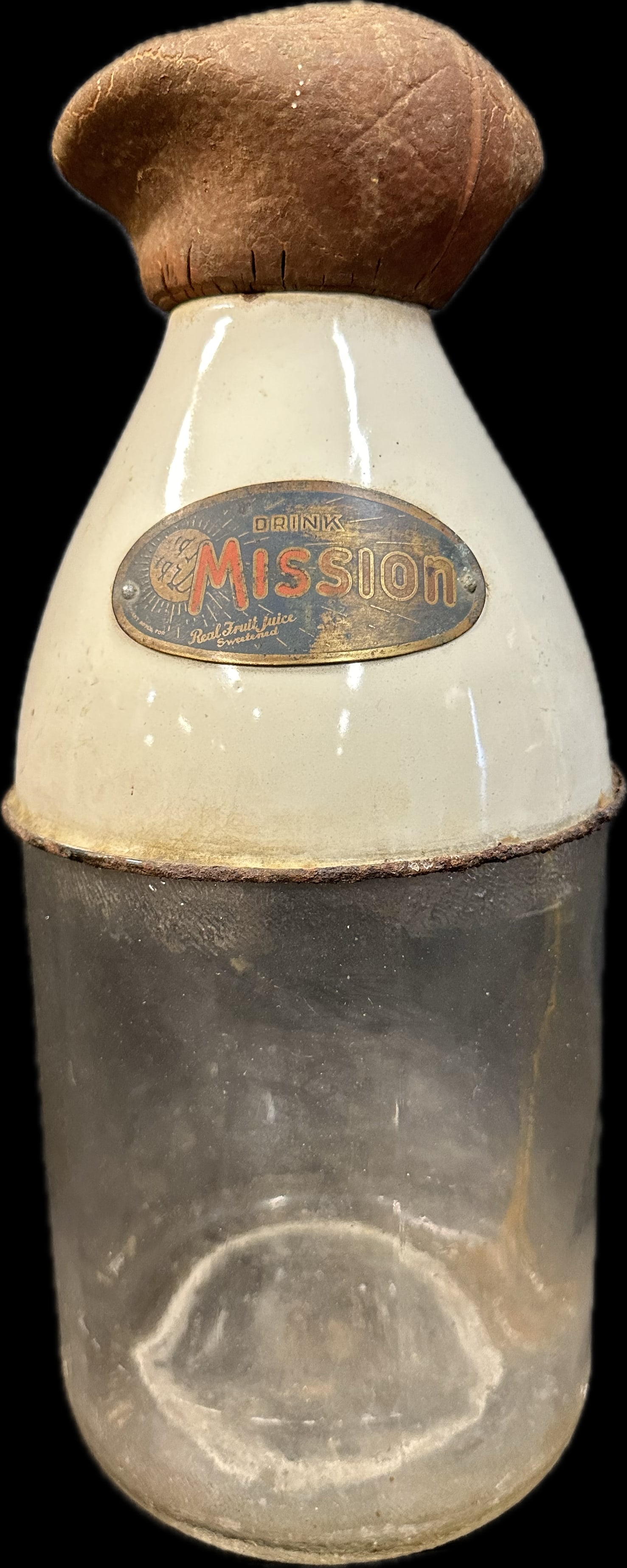 Drink Mission Orange Original 1920s Soda Fountain Syrup Dispenser (1 of 8)