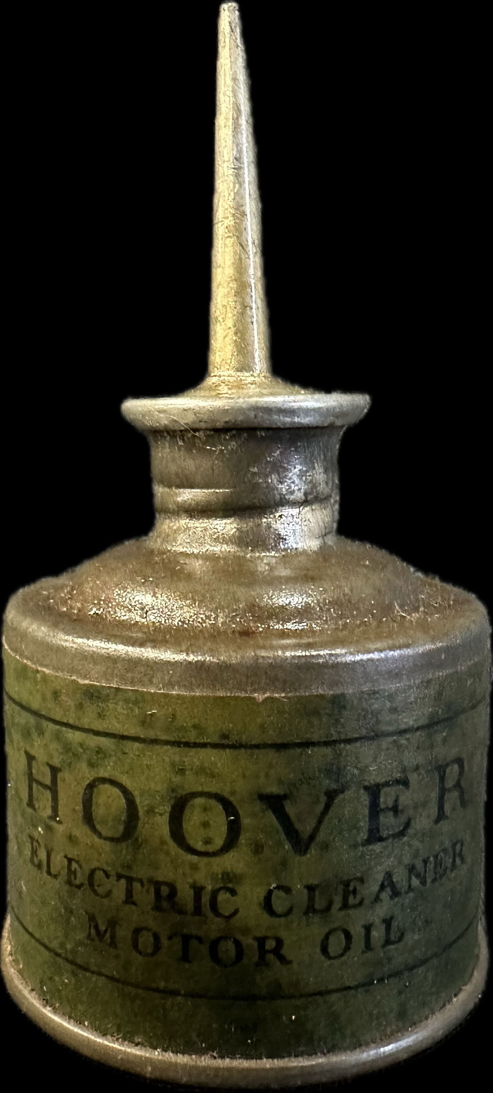 Miniature 1920s Hoover Vacuum Electric Cleaner Motor Oil 2 Oz Oiler w/ Paper Label (1 of 7)