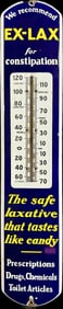 EX-LAX For Constipation Prescriptions Drugs Chemicals Porcelain Thermometer