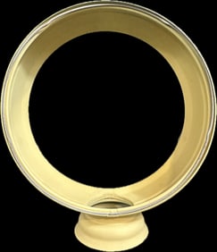 Original 1930s-40s 15" Metal Gas Pump Globe Frame