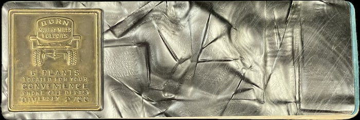 Burn Murphy Miles Fuel Oils 6 Plants Located For Your Convenience Ink Blotter