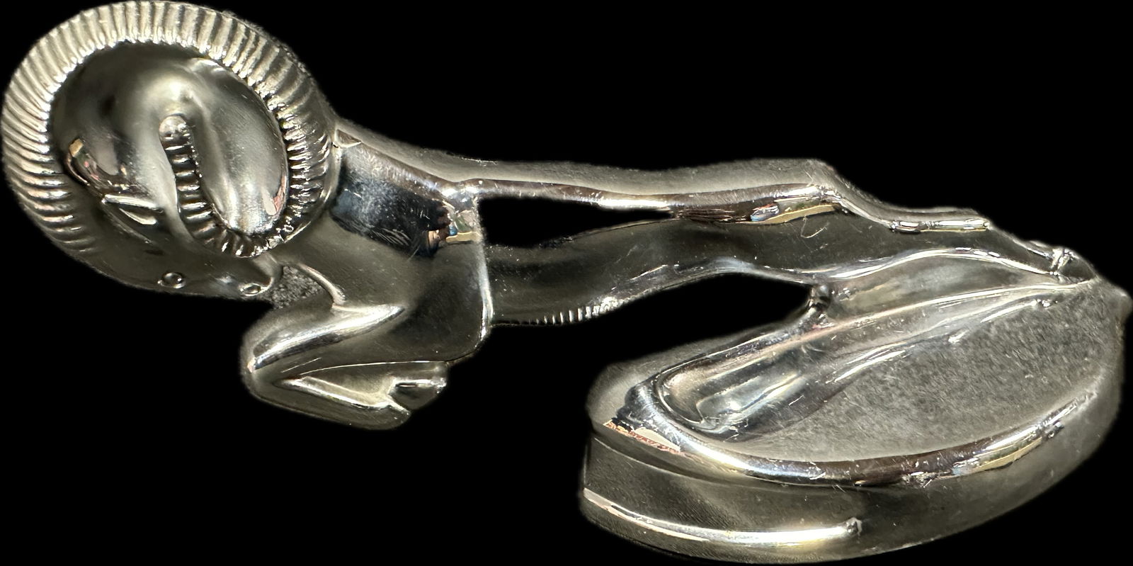 Dodge Ram 1933-34 Original Hood Ornament Radiator Car Mascot - HIGH GRADE (1 of 9)