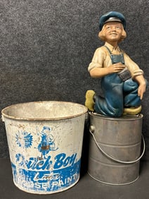 Early 1950s Dutch Boy Paints Countertop Advertising General Store Display