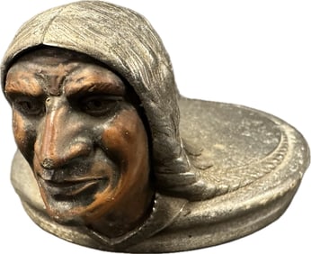 Ca. 1928-1929 Pontiac Indian Hood Ornament Radiator Cap