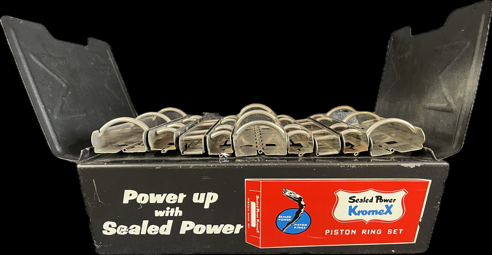 Sealed Power Piston Rings Original 1950s 60s Kromex Service Store Countertop Book Display (1 of 9)