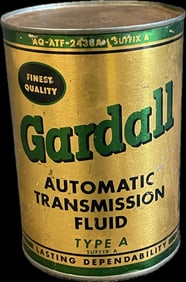 Full Gardall Automatic Transmission Fluid Type A Metal Quart Can