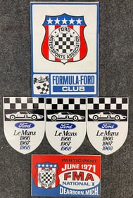 Lot 5 Late 60s 1966 67 68 Ford Le Mans Forumla Club 1971 NOS Racing Stickers
