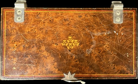 Antique Ornate Inlaid Acme Tie Press Circa 1880s Patent 214027