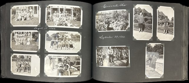 Wonderful Scrapbook Filled 100s of Photographs May 1938 - October 1944