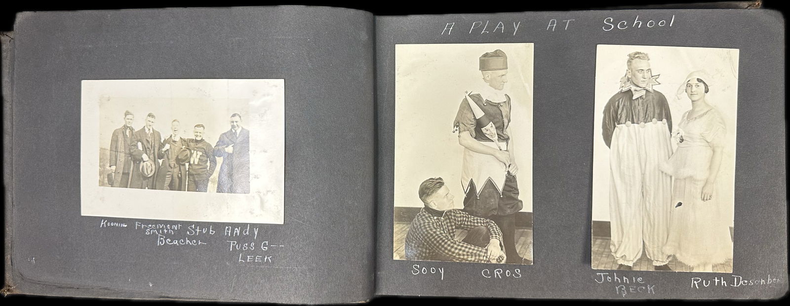 Wonderful Early 1900s Scrapbook Filled With Michigan Travels Military School Car Photographs (1 of 20)