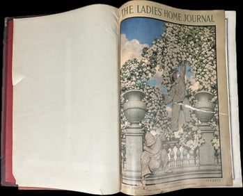 Early Ladies Home Journal Bound Edition July - December 1912 Maxfield Parrish