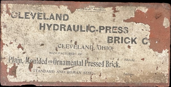Sample Brick Findlay Hydraulic Press Brick Co. Findlay Ohio #2
