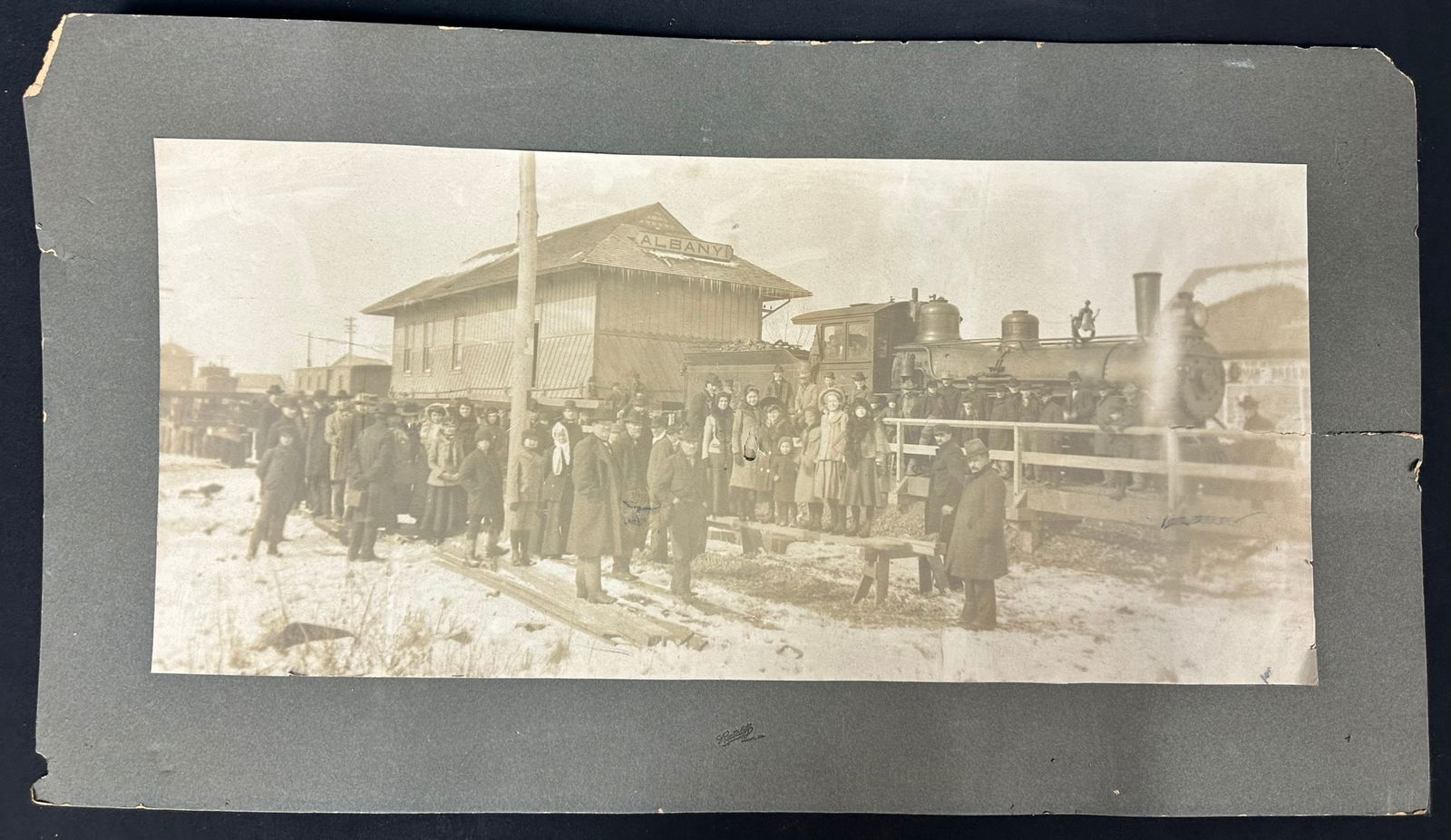 Large Photograph Featuring Moving Albany Train Station Commemoration (1 of 13)
