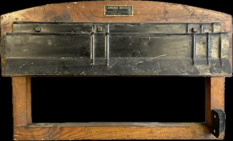 Early 1900 Lawrence Brothers Barn Door Trolley Salesman Sample Display Piece Sterling Illinois