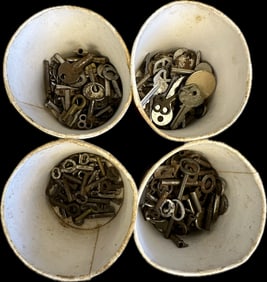 Antique Lot 176 Victorian Skelton Keys Door Lock Keys