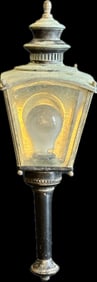 Antique Early 1900s Brass Carriage House Porch Light