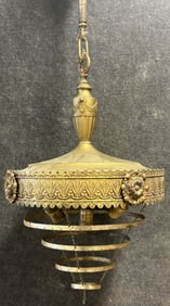 Beautiful Ornate Early Hanging 4 Tier Chandelier Lamp