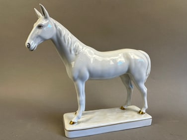 Antique Erphilia Porcelain China White Horse Germany