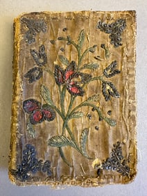 Beautifully Decorated Early 1800s Writing Journal
