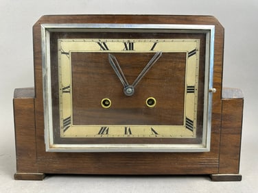Art Deco German Chiming Mantel Clock Wurttemberg