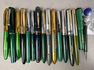 16 Art Deco Era Fountain Pens Pencils Shaeffer Parker