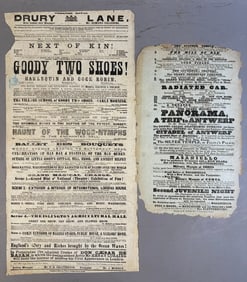 Drury Lane Royal 1850s Playbill Goody Two Shoes