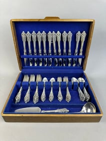 Wallace Grand Baroque Sterling Silver 65 Pieces