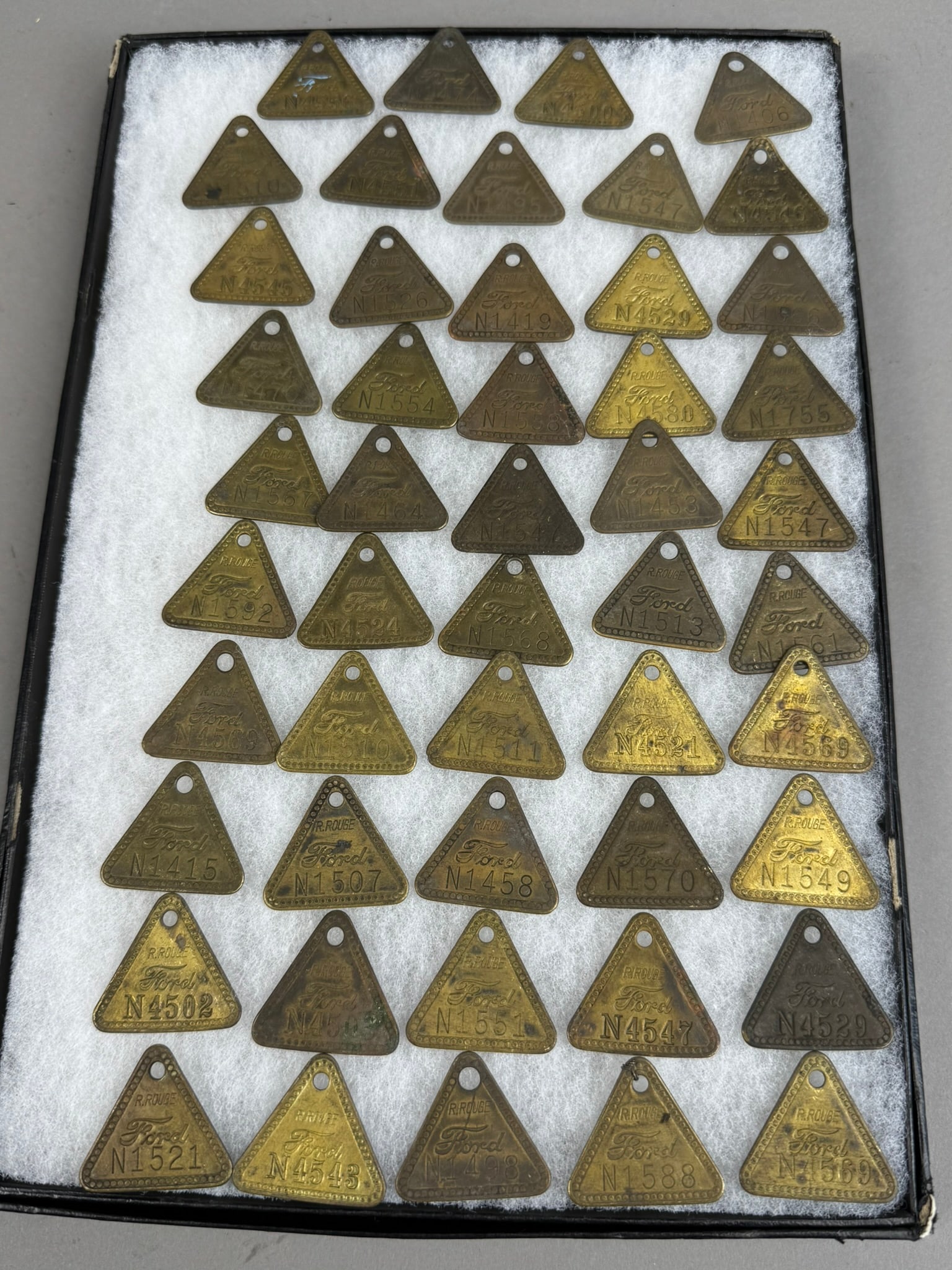 49 Early 30s 40s Ford Rouge River Tool Check Tags (1 of 5)