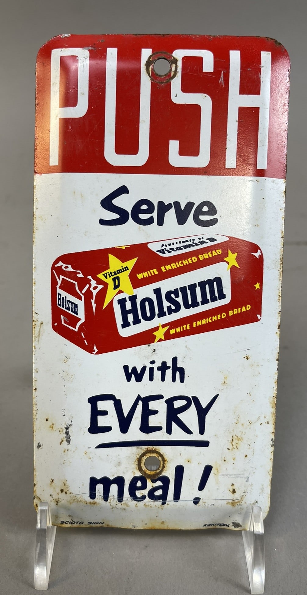 Holsum Bread SST Door Push by Scioto Signs (1 of 9)