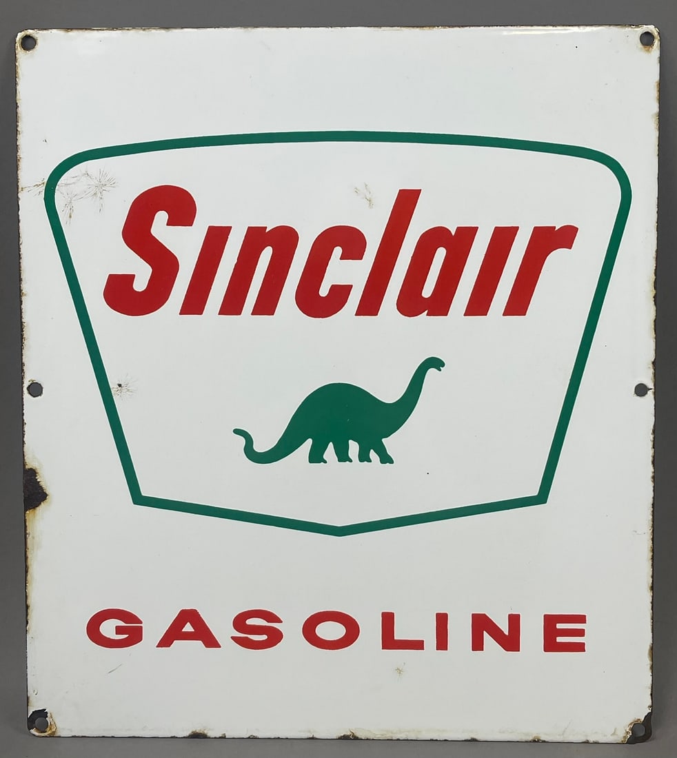Sinclair Gasoline SSP Gas Pump Plate Advertising Sign (1 of 13)