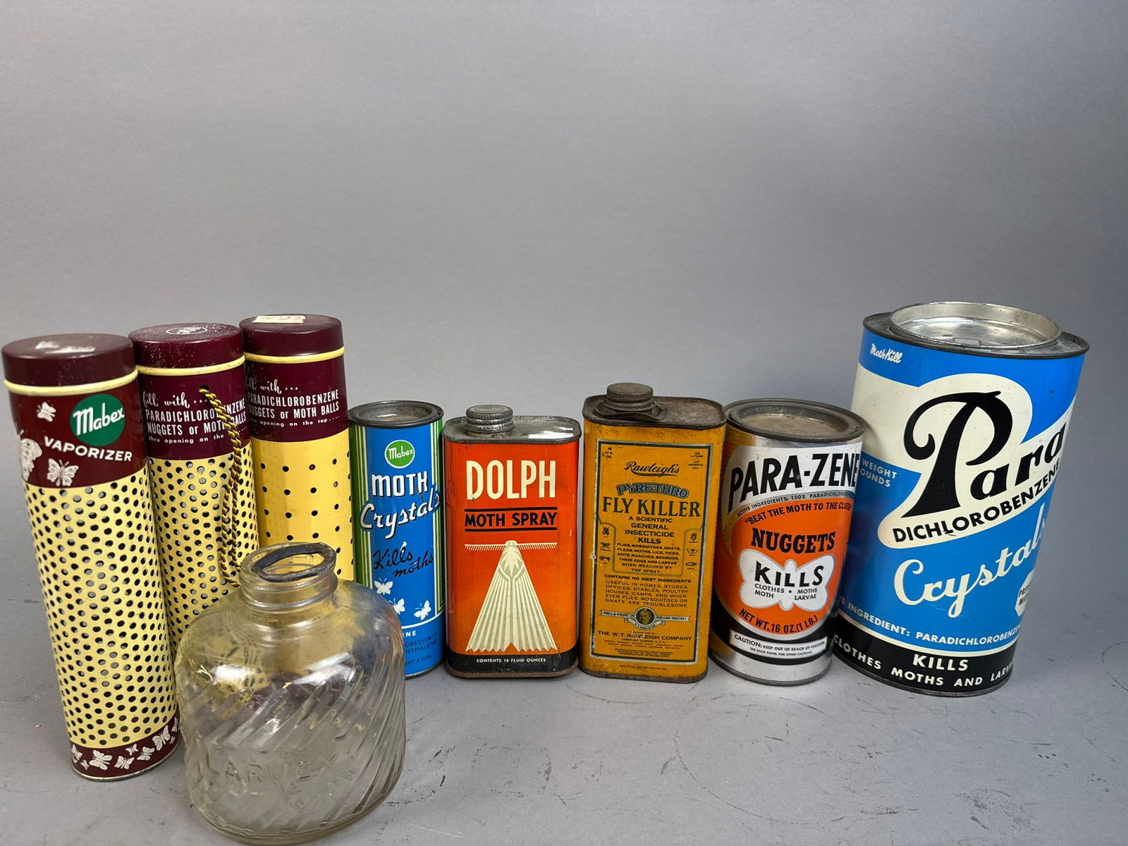 9 Piece Moth Bug Insect Fly Killer Cans Mabex Dolph (1 of 9)