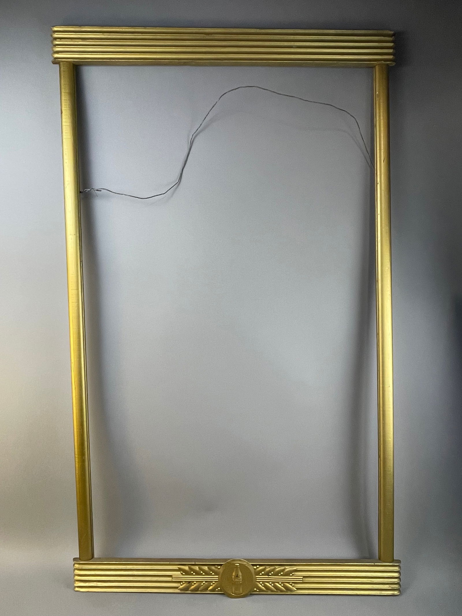 1950s Coca Cola Soda Pop Gold Painted Large Kay Frame (1 of 7)